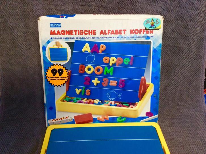 ABC magnetisch bord in koffer, groot model in originele doos, Kinderen en Baby's, Speelgoed | Educatief en Creatief, Ophalen