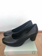 Leren Pumps, Verzenden, Zo goed als nieuw, Zwart, Pumps