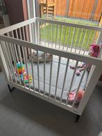 Kidsmill Modular box wit + matras en boxkleed, Ophalen of Verzenden, Zo goed als nieuw, Vierkant, In hoogte verstelbaar