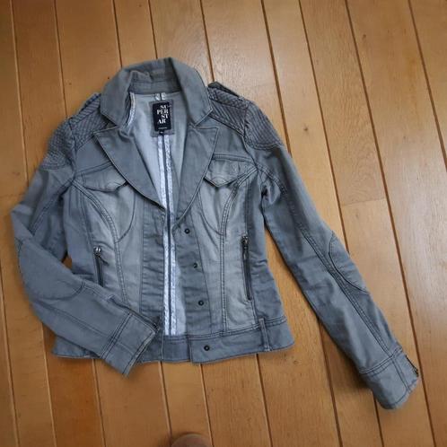 Superstar spijkerjack grijs maat 38, Kleding | Dames, Jasjes, Kostuums en Pakken, Zo goed als nieuw, Maat 38/40 (M), Grijs, Ophalen of Verzenden