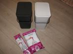 2 St. Brabantia Sort Go vuilnisbak 12 liter. Samen 35.00., Ophalen of Verzenden, Nieuw