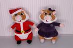 Kerst kersthamsters kerstkoppel hamster AH kerstman knuffels, Overige typen, Ophalen of Verzenden, Zo goed als nieuw