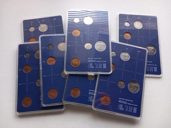 Zes muntensets Nederland 1983-1984-1985-1986, Postzegels en Munten, Munten | Nederland, Setje, Koningin Beatrix, Ophalen of Verzenden