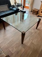 Glazen Salontafel - Vierkant, Groot Formaat, Antiek en Kunst, Antiek | Meubels | Tafels, Ophalen