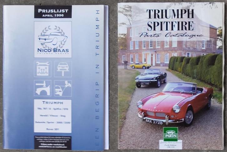 Triumph Spitfire catalogus, Boeken, Auto's | Folders en Tijdschriften, Zo goed als nieuw, Overige merken, Ophalen of Verzenden