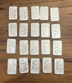 20x 1oz zilver 2019 Rectangular Dragon Perthmint 999 zilver, Ophalen of Verzenden, Zilver