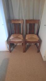 brocante stoeltjes, Ophalen, Gebruikt, Twee, Bruin