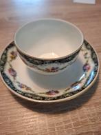 Koenigszelt kop en schotel,ter uwer verjaring., Verzamelen, Ophalen of Verzenden, Zo goed als nieuw, Porselein, Kop en/of schotel