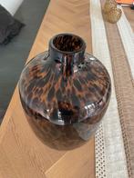Vaas cheetah, Huis en Inrichting, Ophalen, Overige kleuren, Minder dan 50 cm, Glas