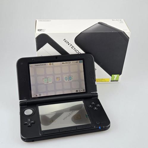 Nintendo 3DS XL Zwart, Spelcomputers en Games, Spelcomputers | Nintendo 2DS en 3DS, Zo goed als nieuw