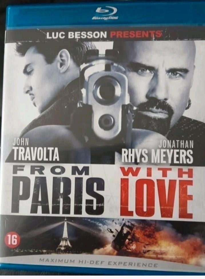 From Paris with love bluray NL ondertiteld, Ophalen of Verzenden, Zo goed als nieuw, Actie