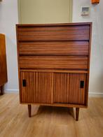 Vintage Ladekast Schuifdeuren Kledingkast Kast Kastje, Ophalen, Gebruikt, Nvt, Nvt