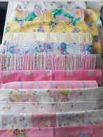 Lapjes stof pastel roze geel baby vlaggenlijntje patchwork, Nieuw, 30 tot 120 cm, 30 tot 200 cm, Ophalen of Verzenden
