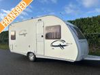 BERLAND 460 LB FRANS BED RONDZIT LUIFEL, Caravans en Kamperen, Caravans, Niet ingevuld, Schokbreker, Rondzit, Bedrijf