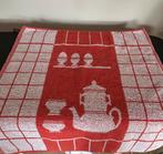 Vintage keukenhanddoek Seahorse de Luxe, Ophalen of Verzenden, Zo goed als nieuw, Rood, Theedoek of Handdoek