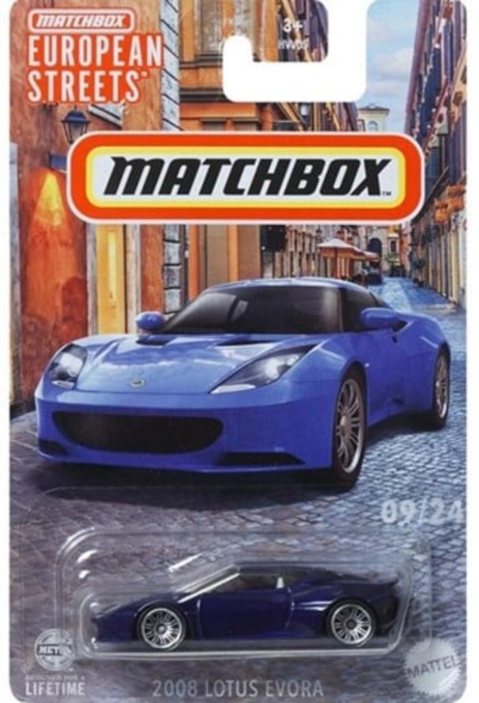 Matchbox: European Streets: 2008 Lotus Evora, Hobby en Vrije tijd, Modelauto's | Overige schalen, Nieuw, Auto, Ophalen of Verzenden