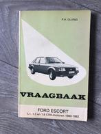 Vraagbaak Ford Escort MK3 1.1, 1.3 en 1.6 CVH 1980-1982, Ophalen of Verzenden