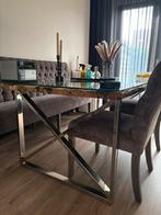 Eetkamerset - Tafel, bank en 2 stoelen, Huis en Inrichting, Ophalen, Gebruikt