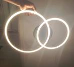 Moderne LED Plafondlamp - Design Cirkels, Ophalen of Verzenden, Zo goed als nieuw, Metaal, Modern