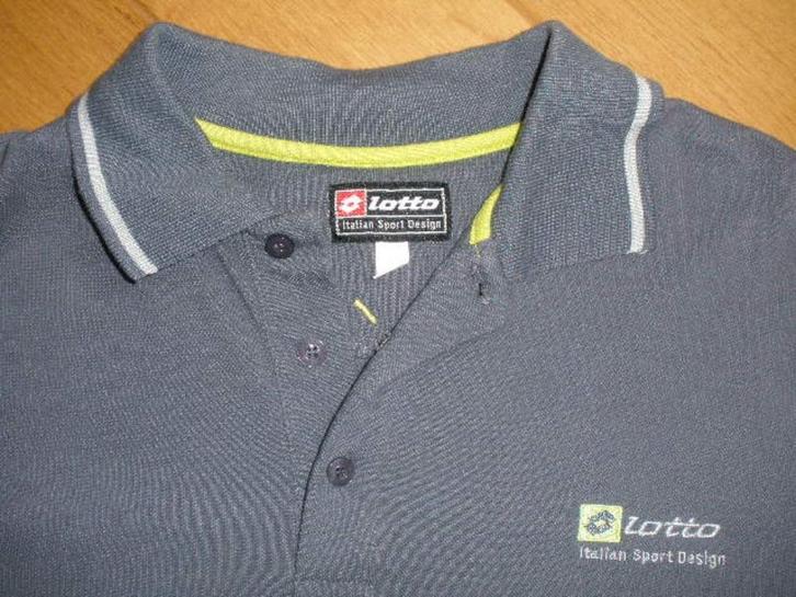 LOTTO polo t- shirt grijs maat M, Kleding | Heren, Polo's, Zo goed als nieuw, Maat 48/50 (M), Grijs, Ophalen of Verzenden