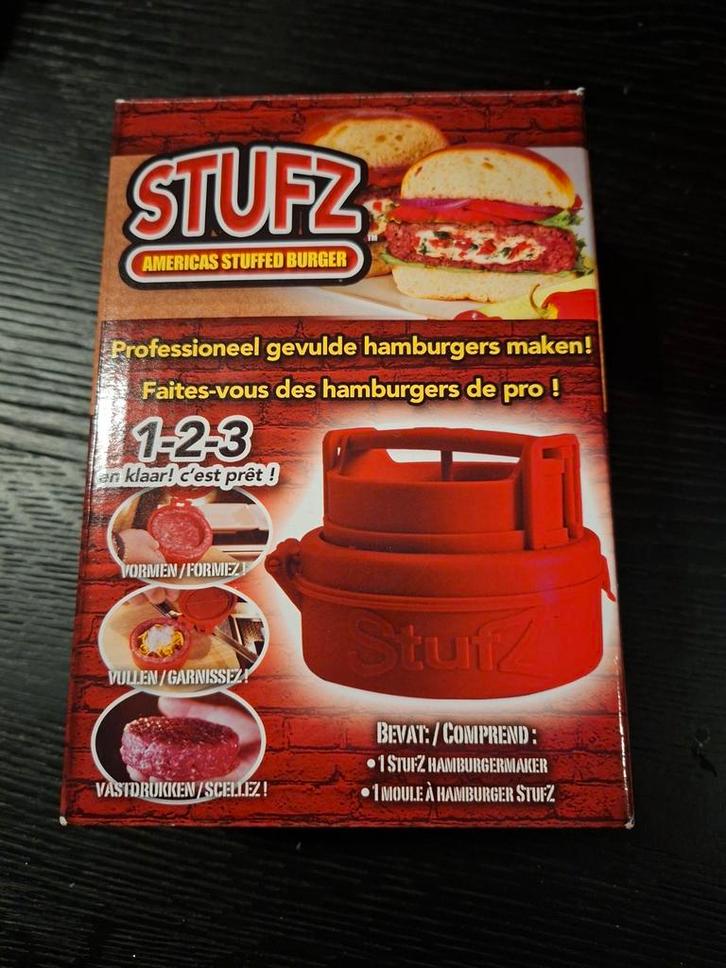 STUFZ Hamburger Maker - Nieuw in doos!, Huis en Inrichting, Keuken | Keukenbenodigdheden, Nieuw, Ophalen of Verzenden
