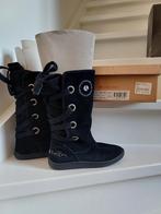 BJORN BORG SUEDE LEER GEVOERDE LAARS MT 37 ZWART I.Z.G.ST, Kleding | Dames, Schoenen, Hoge laarzen, Zwart, Ophalen of Verzenden