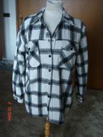 Geishaheerlijke warme  ruiten blouse maat 38 grijs/wit, Kleding | Dames, Blouses en Tunieken, Maat 38/40 (M), Geisha, Ophalen of Verzenden