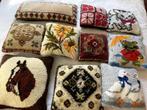 Smyrna geborduurde of gehaakte geborduurd kussens diverse, Huis en Inrichting, Woonaccessoires | Kussens, Ophalen of Verzenden