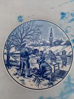 Delfs blauwe borden  vier stuks, Antiek en Kunst, Antiek | Wandborden en Tegels, Ophalen of Verzenden