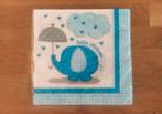 Servetten baby shower olifantje blauw - 16 st | babyshower, Ophalen of Verzenden, Nieuw, Feestartikel, Geboorte of Huwelijk
