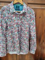 Gebloemd Overhemd maat L N.Z.A, Ophalen of Verzenden, Zo goed als nieuw, Blauw, Halswijdte 41/42 (L)