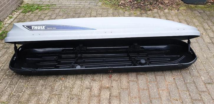 Te huur: dakkoffer - skibox thule pacific 500, Auto diversen, Dakkoffers, Zo goed als nieuw, Ophalen of Verzenden