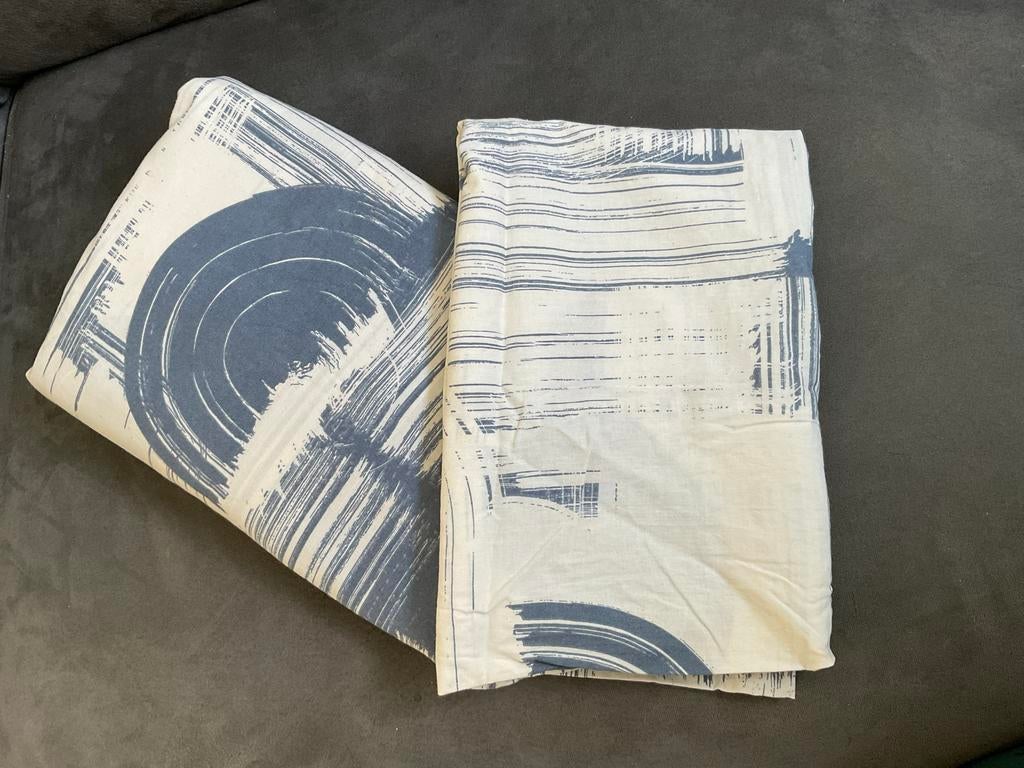 Mooi blauw-wit dekbedovertrek, Blauw, Dekbedovertrek, Tweepersoons, Ophalen of Verzenden