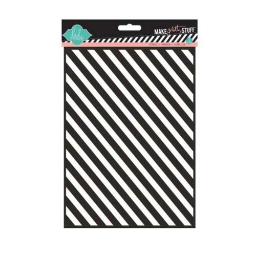 Heidi Swapp Mask 7x10 Make Pretty Stuff Diagonal Line #1212, Hobby en Vrije tijd, Scrapbooking, Nieuw, Frame of Mal, Overige merken