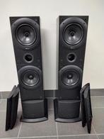 Heel mooie set Kef Q50 luidsprekers., Zo goed als nieuw, 60 tot 120 watt, Front, Rear of Stereo speakers, Ophalen