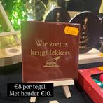 Gepersonaliseerd tegeltje, Ophalen of Verzenden, Zo goed als nieuw