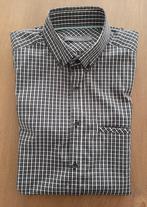 Zwart Geruit Overhemd Merk Angelo Litrico S 37 - 38, Kleding | Heren, Overhemden, Ophalen, Halswijdte 38 (S) of kleiner, Zwart
