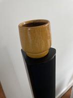 Okergele Aardewerk Bloempot, Tuin en Terras, Bloempotten, Rond, Binnen, Ophalen of Verzenden, Zo goed als nieuw