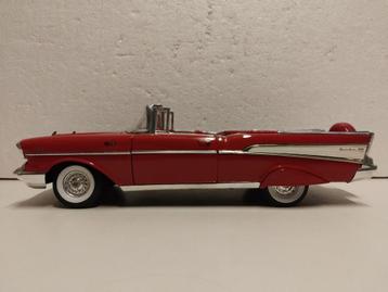 Chevrolet Bel Air convertible red ERTL metal nobox 1:18 KRD beschikbaar voor biedingen