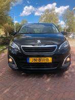Peugeot 108 1.0 12V E-vti 51KW 5DR 2016 Zwart, Auto's, Voorwielaandrijving, 4 stoelen, Zwart, Origineel Nederlands