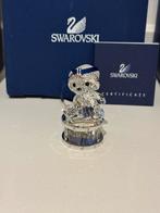 Swarovski kris beer kerst ornament op trommel, Verzamelen, Swarovski, Ophalen of Verzenden, Zo goed als nieuw, Figuurtje