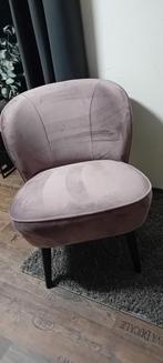 WOOOD fauteuil Sara oud roze, Nieuw, Minder dan 75 cm, Stof, 50 tot 75 cm