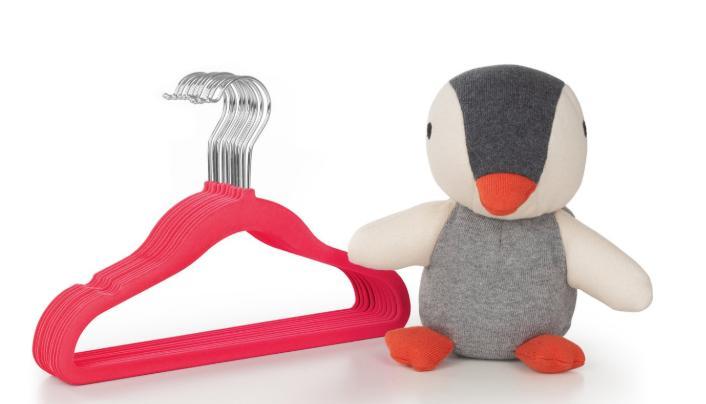 Fluwelen Kledinghangers Kinderen -38 stuks ROZE, Kinderen en Baby's, Kinderkleding | Overige, Zo goed als nieuw, Meisje, Ophalen of Verzenden