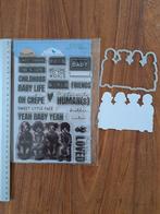 STAMP & DIE SET ECD ELIZABETH CRAFT DESIGNS STEMPEL CSD355, Ophalen of Verzenden, Zo goed als nieuw, Clearstamp