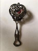 Zilveren rammelaar hart, Ophalen of Verzenden, Zilver