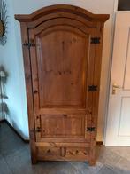 Toogkast van Mexicaans grenen, Ophalen, Gebruikt, Minder dan 150 cm, Met lade(s)