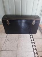 Antieke auto koffer metaal - trunk Metal Bilt, Ophalen of Verzenden