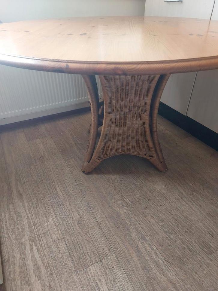 Eettafel Rond  ( Demontabel ), Huis en Inrichting, Tafels | Eettafels, Gebruikt, 50 tot 100 cm, 100 tot 150 cm, Rechthoekig, Ophalen of Verzenden