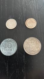 Oude nederlandse munten., Postzegels en Munten, Munten | Nederland, Ophalen of Verzenden, Koningin Wilhelmina, 10 cent