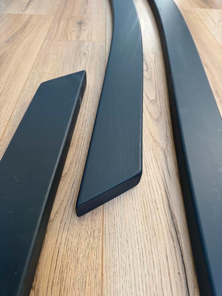 Nieuwe Gebogen Trapleuningen Grenen - RAL 7016, Doe-het-zelf en Verbouw, Hout en Planken, Nieuw, Overige typen, Grenen, Minder dan 200 cm